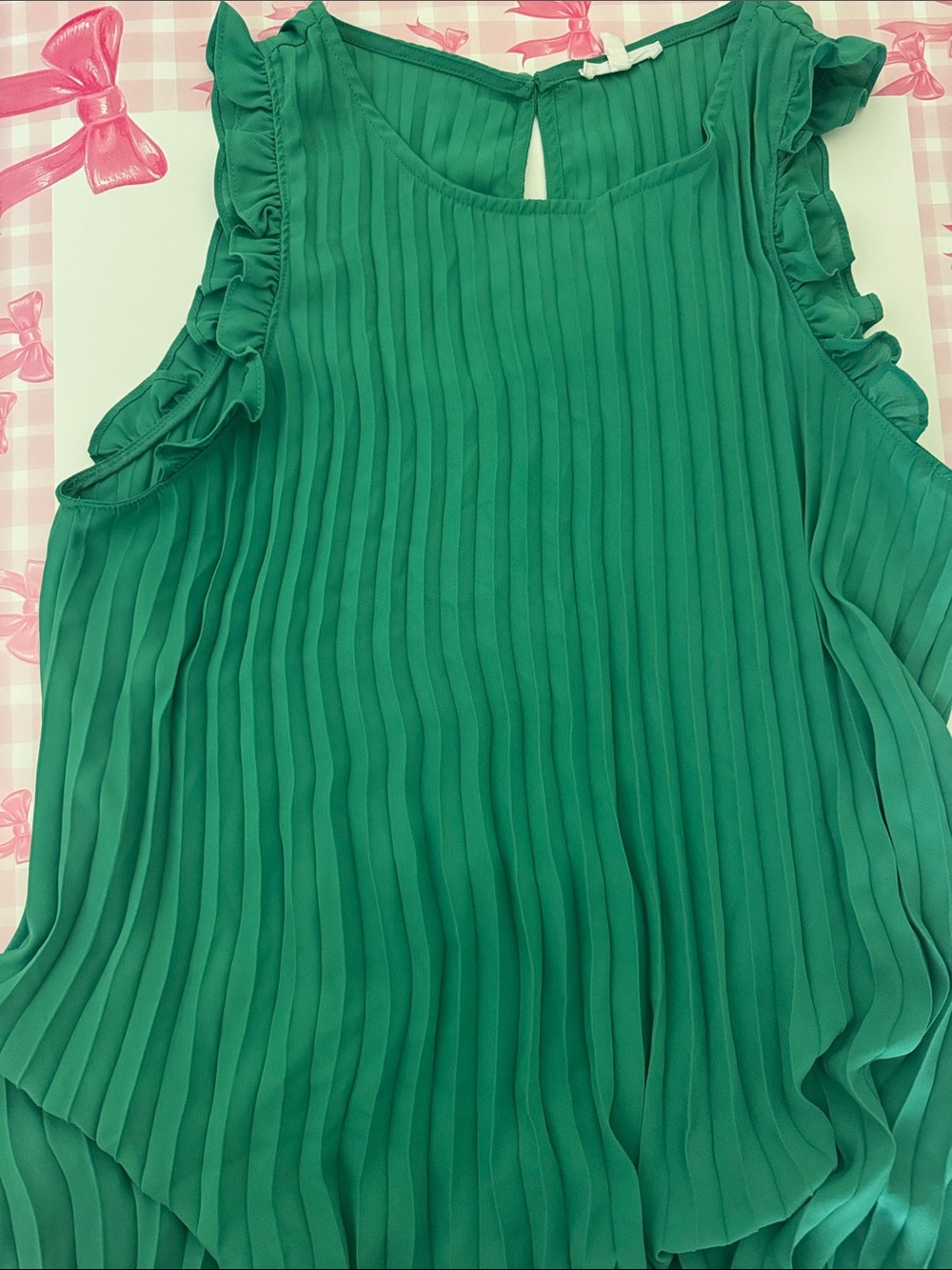 Women’s XL Green Dressy Tank Top